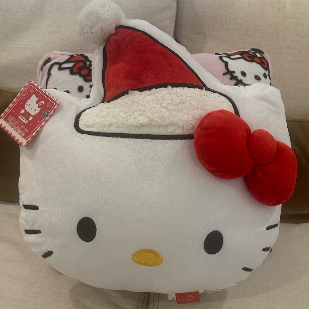 Hello Kitty Santa Plush Pillows